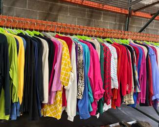 Size 1x and 2x tops ( long sleeve, 3/4 sleeve and short sleeve) $5 each quality brands and some new with tags