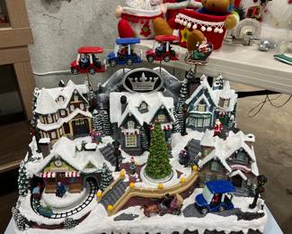 Animated Christmas Village