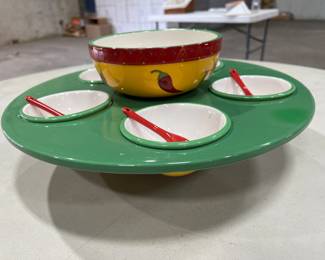 Fiesta serving Set.  Never used. 