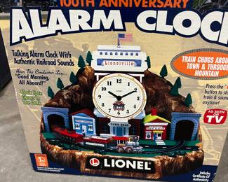 Lionel alarm clock