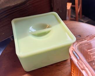 Jadeite Refrigerator Dish