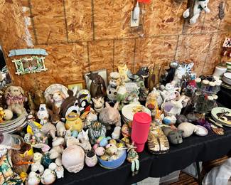 Frogs, Cats, Pig, Rabbit Collectibles