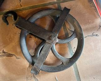 Antique Pulley Wheel