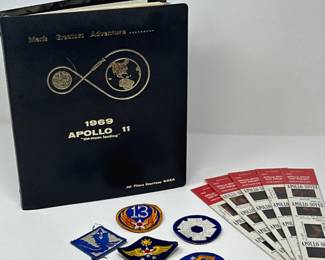 1969 Apollo Space Slides, Binder & Patches