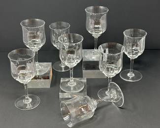 Baccarat "Capri" Crystal Goblets