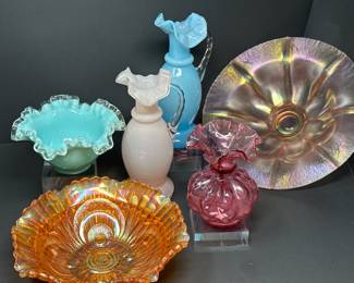Medley of Fenton & more Glass