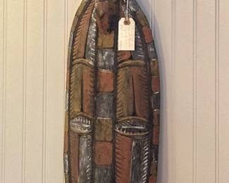 Ancestral Spirit Hook Papua New Guinea Carved Wall Hanging 