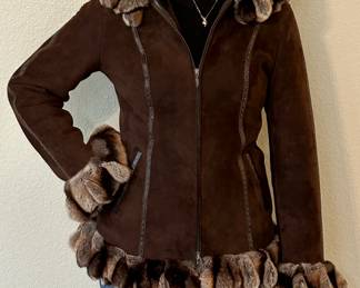 Fur & suede jacket by Piero Pelle