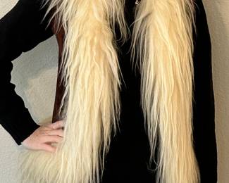 The 70’s is calling- amazing shaggy vest