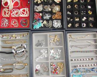 Lots of Costume Jewelry and Rosaries
