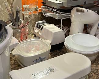 Vintage Pyrex. Hand Mixer, Meat Slicer...