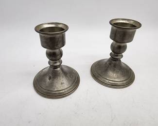 PEWTER CANDLE STICKS