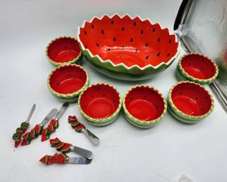 WATERMELLON DISH SET FROM PIER ONE