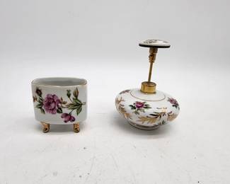 PERFUME BOTTLE AND TRINKET HOLDER