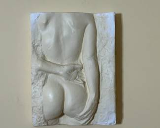 Gazing Woman by George Segal (American, 1924-2000) Relief