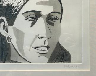 June Ekman's Class: June by Alex Katz (b 1927) Print
