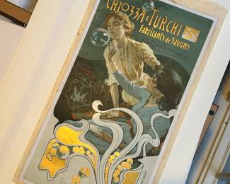 Chiozza e Turchi Fabricants de Savons by Adolfo Hohenstein, Antique Poster