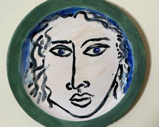 Head of Woman by Oscar Capeche, Plate