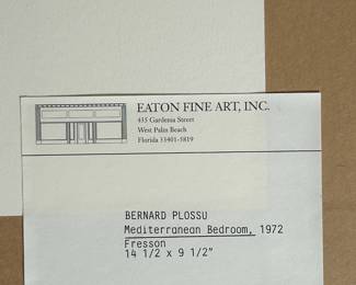 Mediterranean Bedroom by Bernard Plossu (French, b. 1945) Photograph