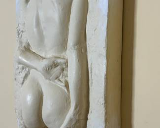 Gazing Woman by George Segal (American, 1924-2000) Relief