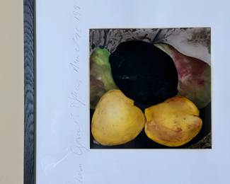 Lemon, Apricots, Pears by Donald Sultan, (American, b. 1951) Print