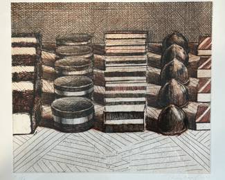 Chocolates by Wayne Thiebaud (American, 1920-2021), Print