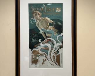 Chiozza e Turchi Fabricants de Savons by Adolfo Hohenstein, Antique Poster