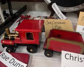 WOODEN CHRISTMAS TRAIN