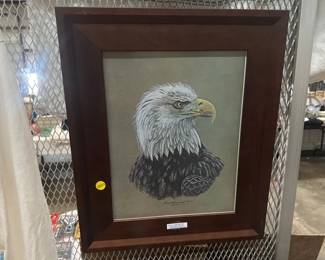 DON NORTHCUTT FRAMED AMERICAN EAGLE PRINT