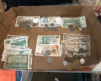 LOT OF FOREIGN CURRENCY