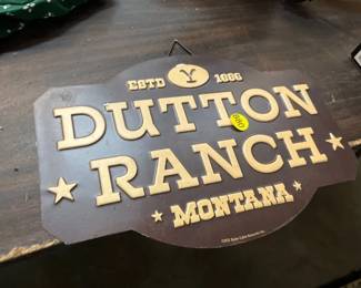 METAL YELLOWSTONE SIGN