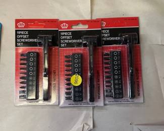 3 11 PC OFFSET SCREWDRIVER SET