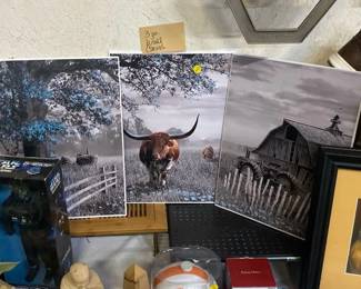 3 PIECES WALL CANVAS