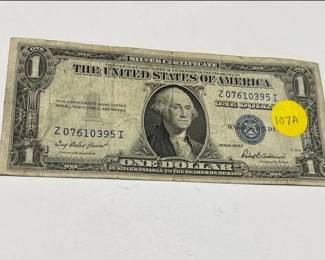 1935 F ONE DOLLAR SILVER CERTIFICATE