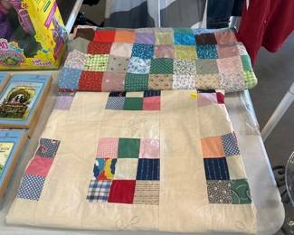 TWO QUILT TOPS