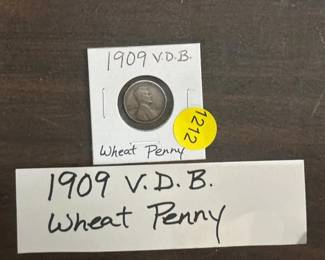 1909 V.D.B WHEAT PENNY