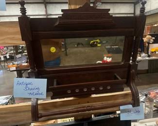 ANTIQUE SHAVING MIRROR