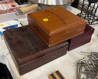 3 CIGAR BOXES