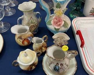 VARIOUS SMALL PITCHERS