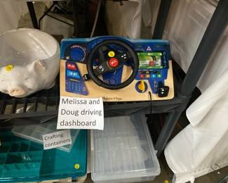 MELISSA AND DOUG DRIVING DASHBOARD TOY