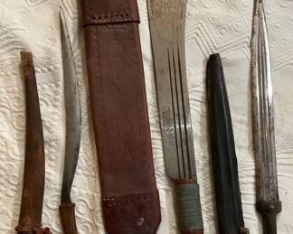 Robert Mole Machete With Trinidad Case And Other Blades