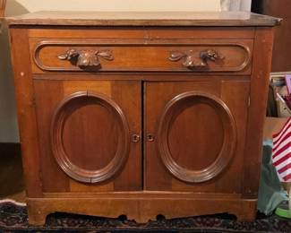 Vintage Wood Wash Stand