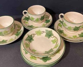 Franciscan Tea Cups Saucers Small Plates And Bowl