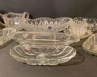 Crystal And Glass Bohemian Crystal  Small Glass Appetizer Dishes