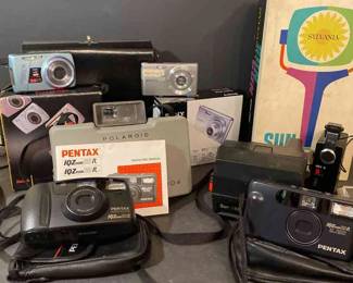 Polaroids Digital And Film Cameras