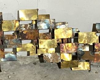 Mid Century Metal Wall Art