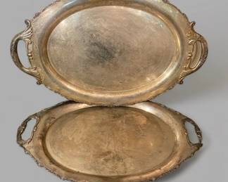 Nickel Silver Serving Trays