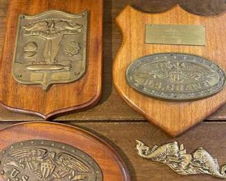 USS Ulysses S Grant Submarine SSBN 631 Brass Plaque Pearl Harbor Plaque Others