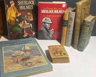 Vintage Sherlock Holmes Oliver Twist Gold to Grey by Mary D Brine