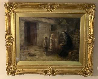 Tom McEwan Oil Painting Grannies Cottage